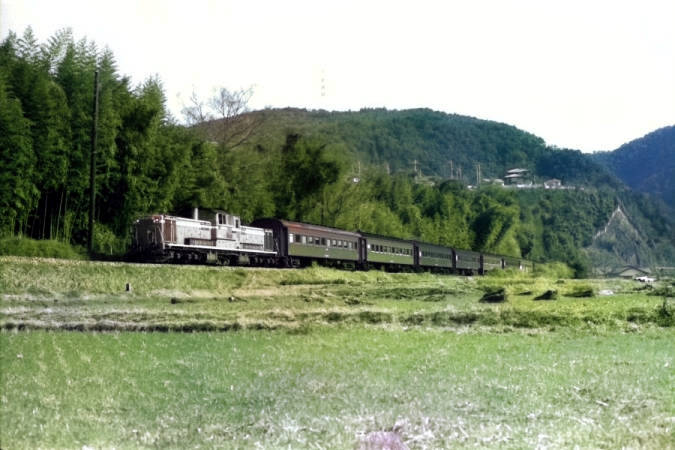 1983年3月22日 旧客狙いで福知山線旧線 at 生瀬～その2